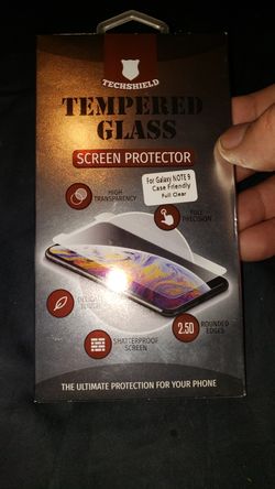 Note 9 tempered glass case friendly