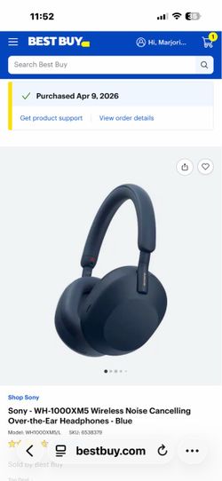 Sony - WH-1000XM5 Wireless Noise Cancelling