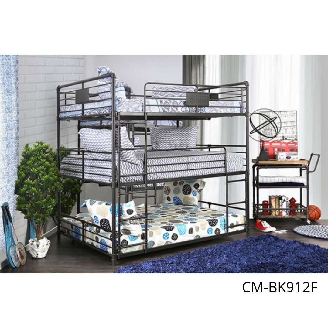 Full Triple Bunk Bed