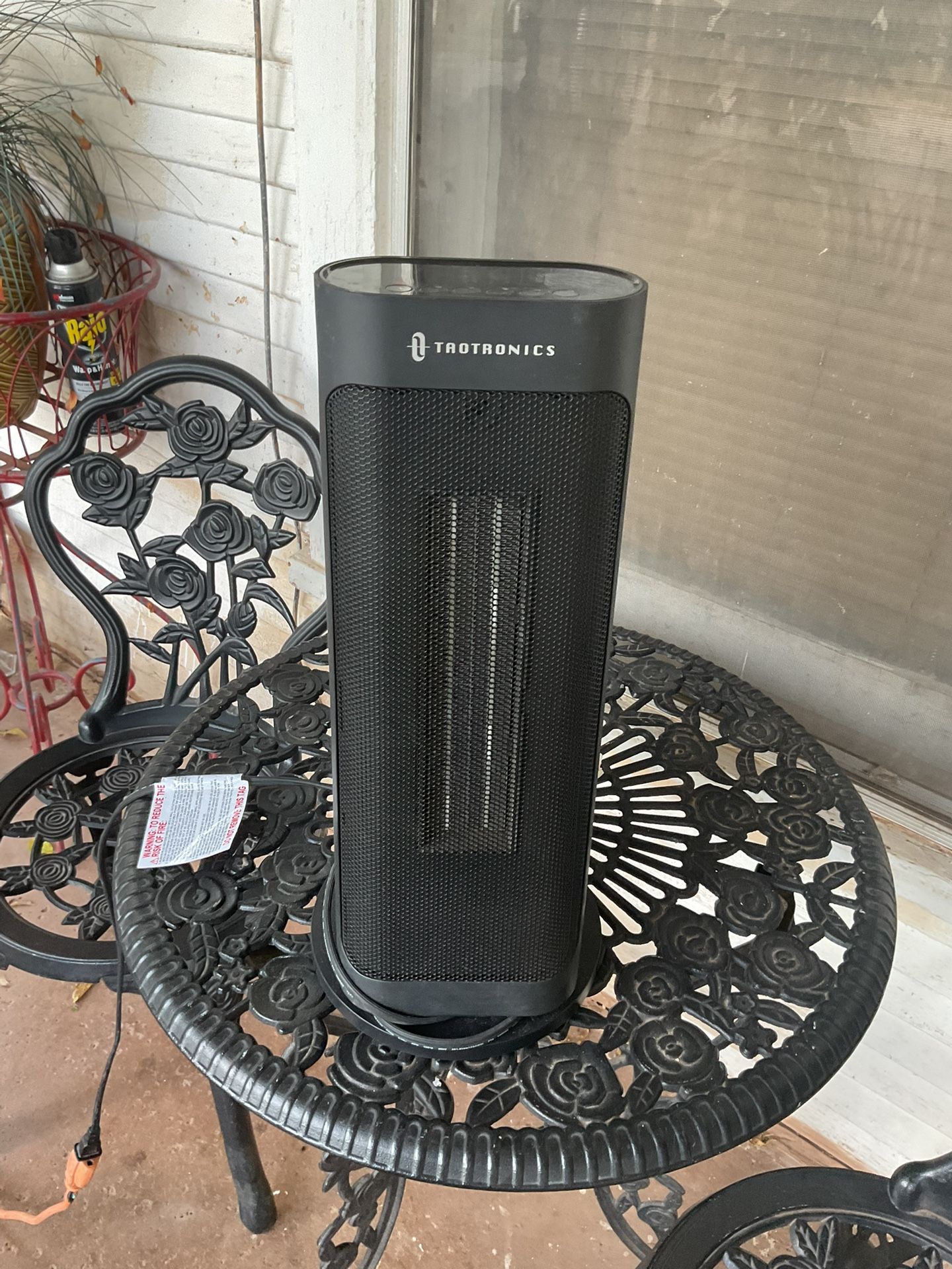 Working electric heater that puts out a lot of heat