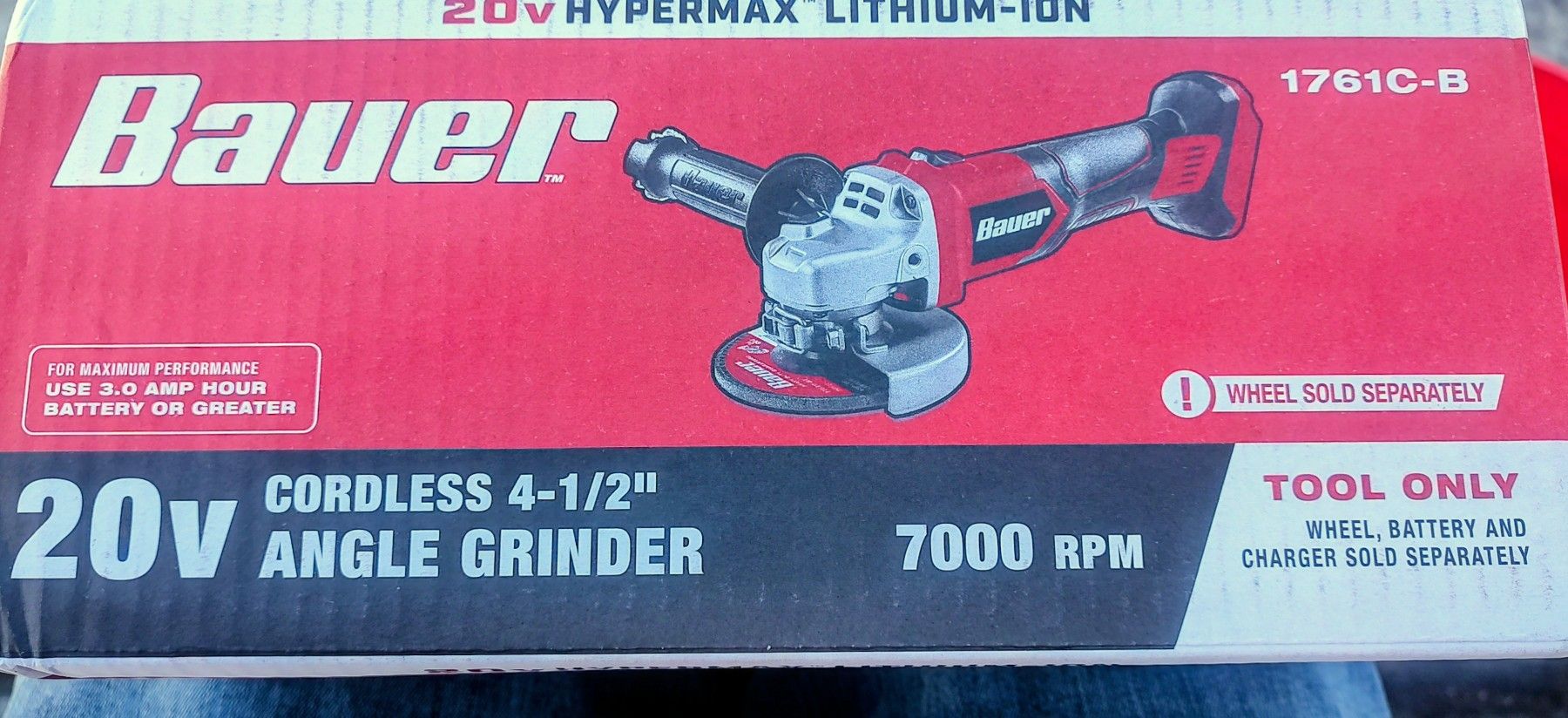 Cordless Angle Grinder New!