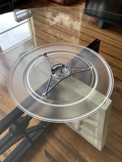 Microwave Glass Plate 15 3/4” (400 mm) With Turntable Coupler and Roller Ring