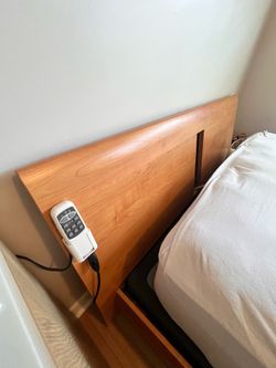 Bed frame with base Full size Wooden