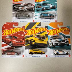 Hot Wheels- Honda Civic  EF EG SI Type R 2022 Anniversary Set 5