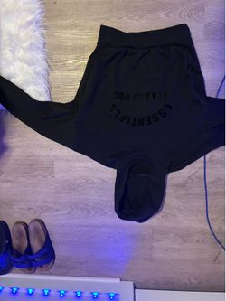 Essentials black hoodie size xs