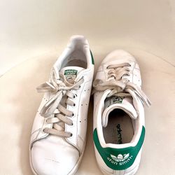Womens adidas Stan Smith Athletic Shoe - White / Fairway Green Women’s Size 8.5 