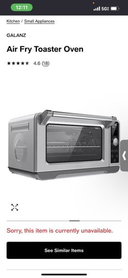 *NEW in box Galanz AIR FRYER //w rotisserie large enough for a chicken!