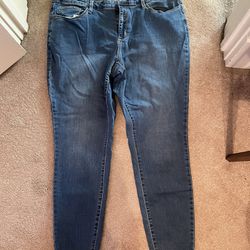 ava & viv skinny jeans -16w