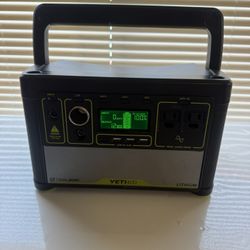Goal Zero Yeti 400 Portable Power Station with wall charger Battery