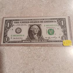 Error Dollar Note