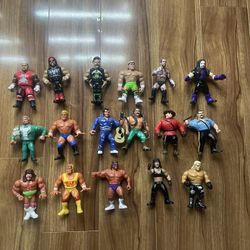 Wwe Wwf Aew Hasbro And Retro Style Figures 