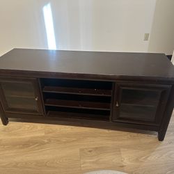 Wood TV Stand Console