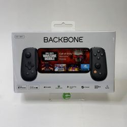 New Backbone One 2nd Gen Black BB-51-P-BR Mobile Gaming Controller for iPhone