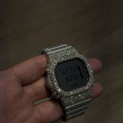 Cvd Lab Diamond Custom G Shock 11ct Mosaic Setting