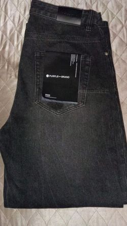 Purple jeans