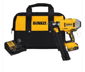 20V MAX XR Lithium-Ion Cordless Brushless 2-Speed 21° Plastic Collated Framing Nailer with 4.0Ah Battery and Charger