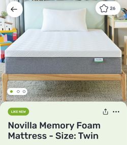 Novilla Twin XL Memory Foam Mattress