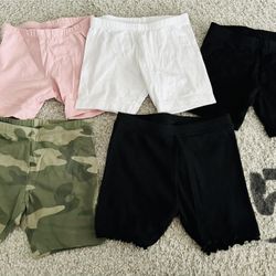 Toddler Girls Biker Shorts Lot 5T