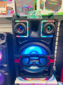 Altavoz de fiesta y karaoke 🎤 con graves altos disponibles a la venta