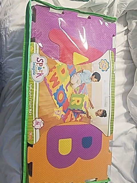 Alphabet foam mat. New never been opened