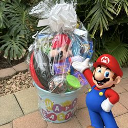 Super Mario Easter baskets