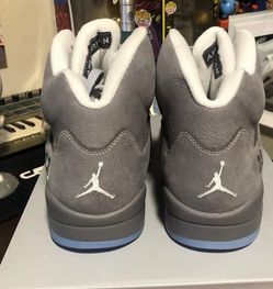 Jordan five wolf gray