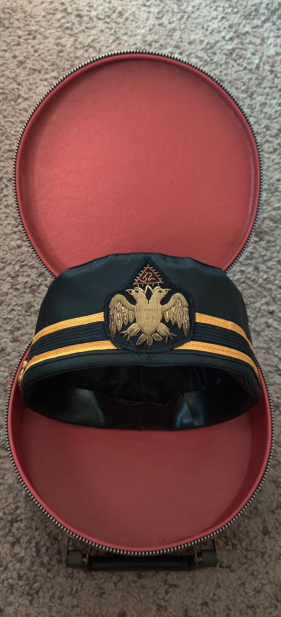 Shriner Masonic Double Eagle Rite Cap