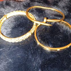 Gold Plated Bracelet LOT (3)