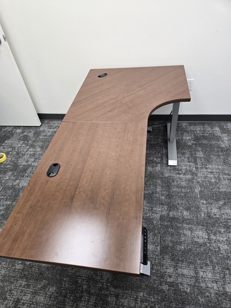 Electric L Shape Desk $ 350