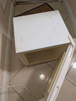 White Mini Fridge