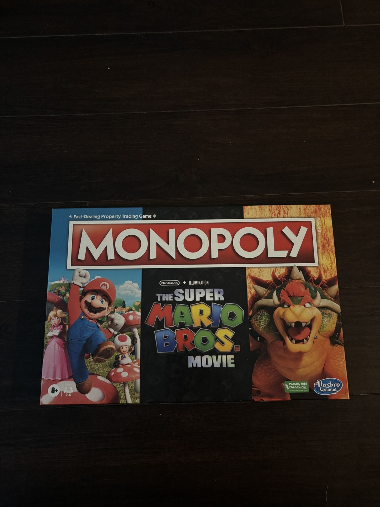 Monopoly Board Game Super Mario Edition & Bowser Stuffed Animal