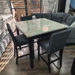 Brand New Dining Set Counter Height Table & 4 Chairs $469