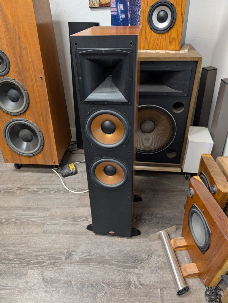 Klipsch RF-5 Reference Floorstanding Stereo Audiophile Speakers Cherry Nice work