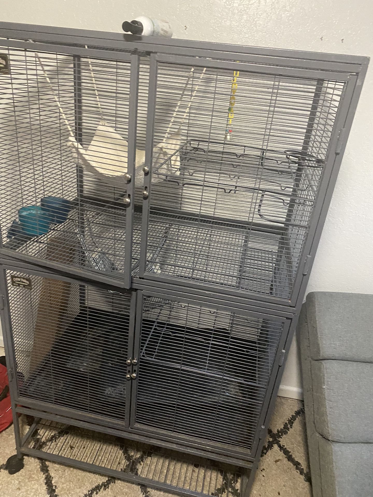 Microwave $30 Message Chair $75 Animal Cage $100
