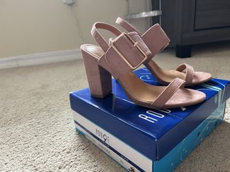 Rouge Blush Suede Heels 