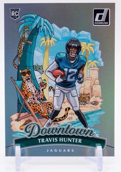Travis Hunter Donruss Downtown Rookie Card Jaguars
