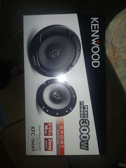 Kenwood 6.5 Door Speakers Brand New In The Box