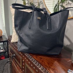 Mk Tote Bag Blue Navy