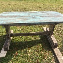 Solidwood Table Rustic Finish