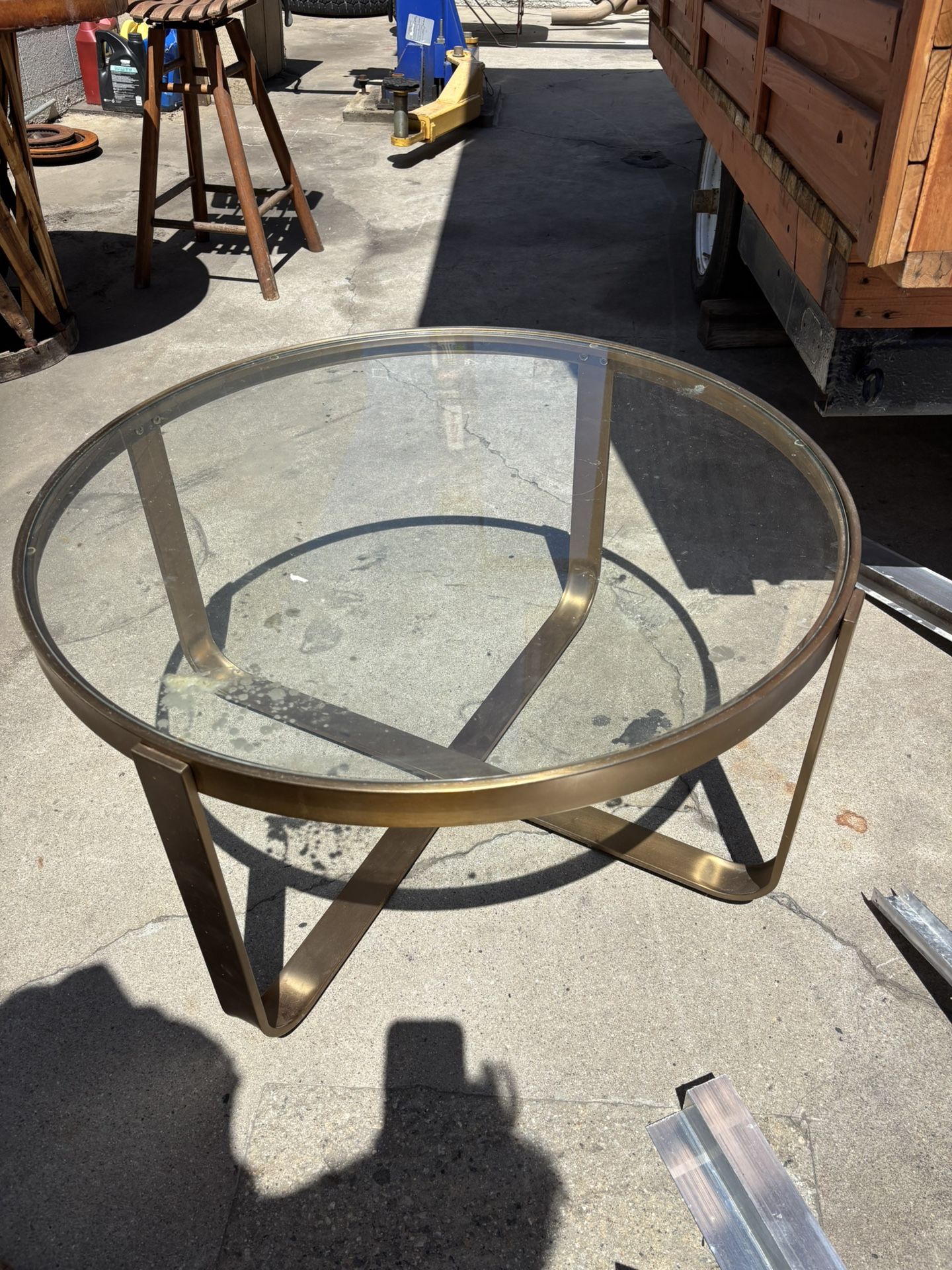 Sexy Table Gold/glass
