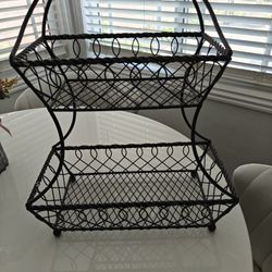 2 Tier Fruit Vegetable Basket 