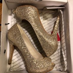 Aldo NEAN heels gold