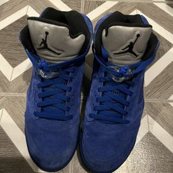 jordan 5 suede blue