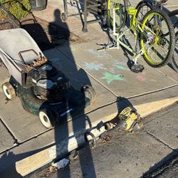 Lawn Mowers, Bikes, Grill, & Chair
