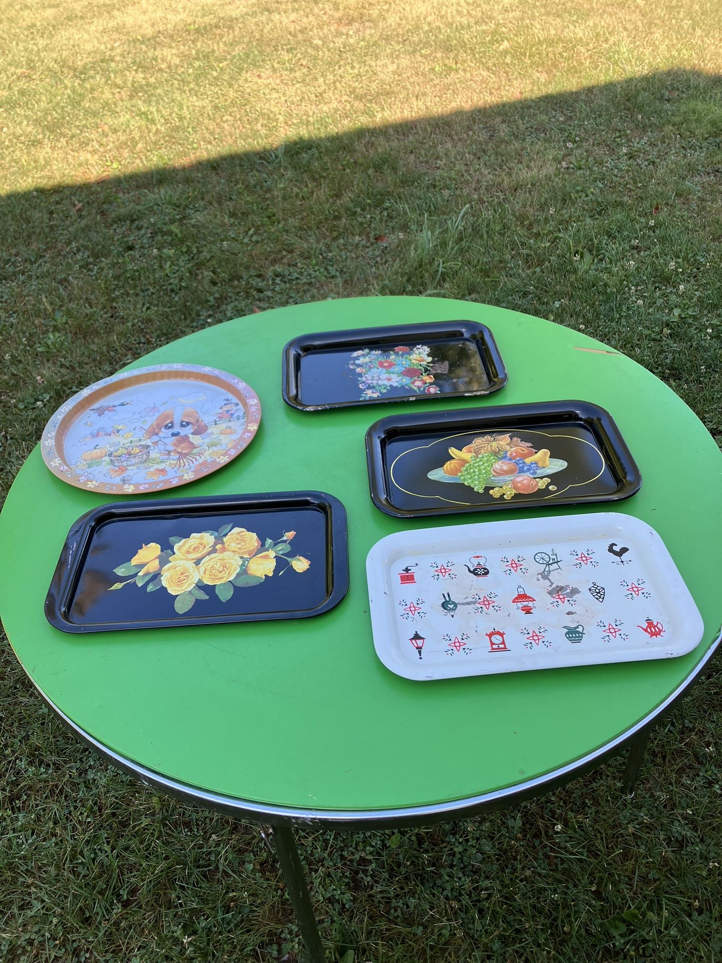 VINTAGE Metal Trays - Lot of 5/$10 or $3.00 each