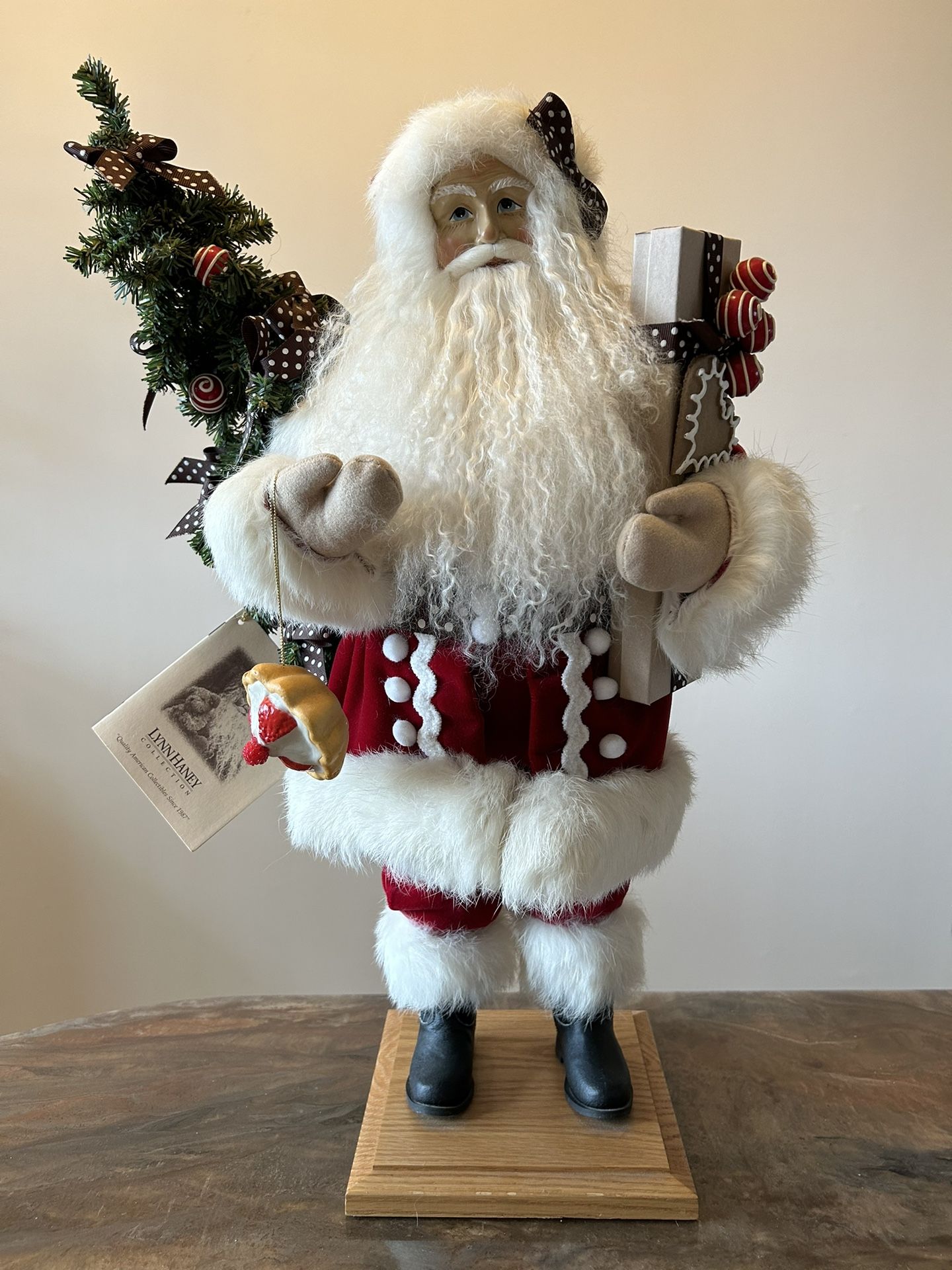 Collectible Lynn Haney “Holiday Treats” Santa Claus Christmas