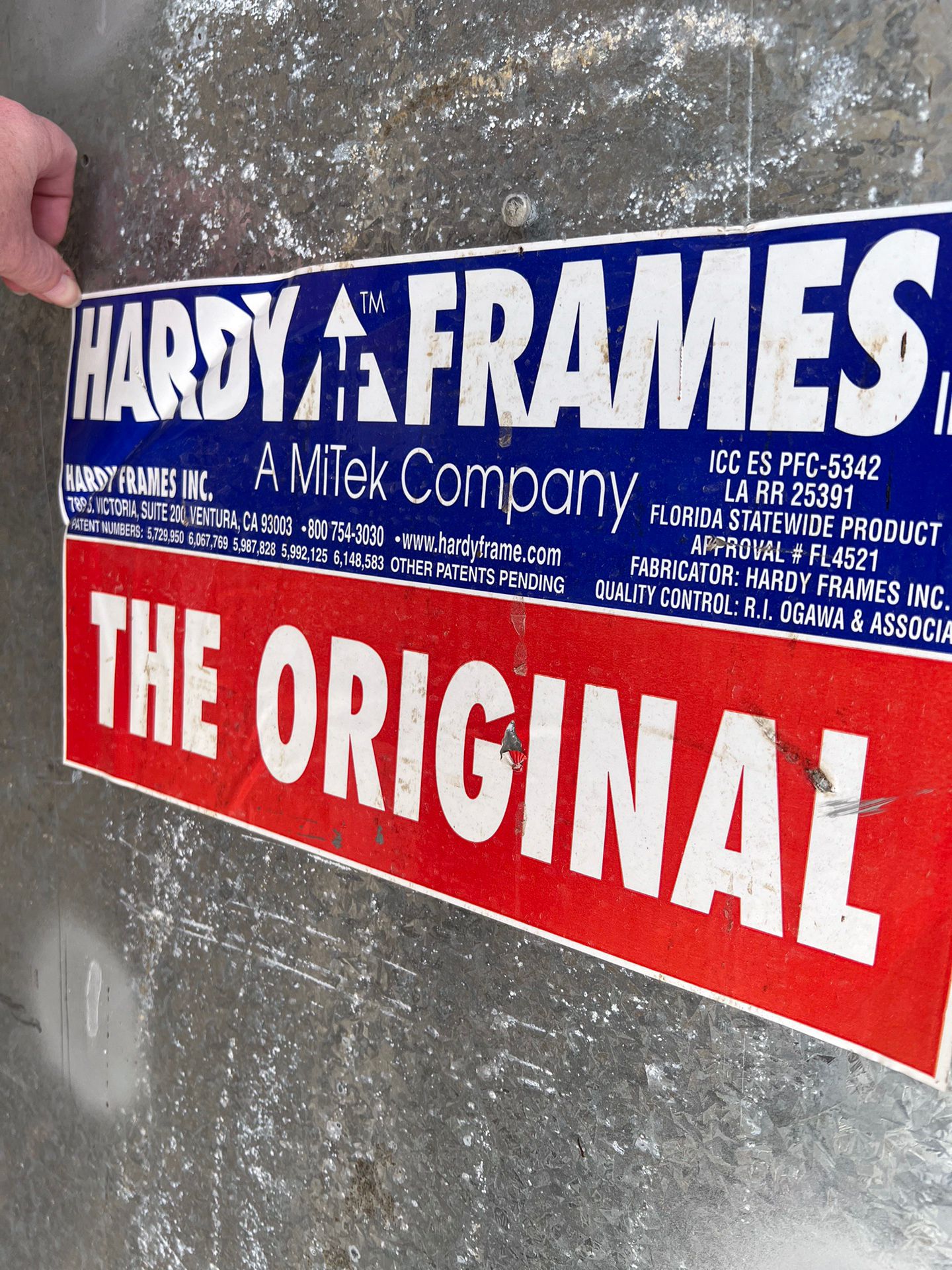 HARDY FRAME HF9 X 24-1 1/8