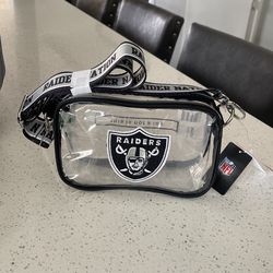 Raiders NFL clear Crossbody Bag