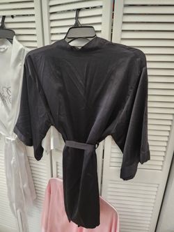 Black Silk Robe