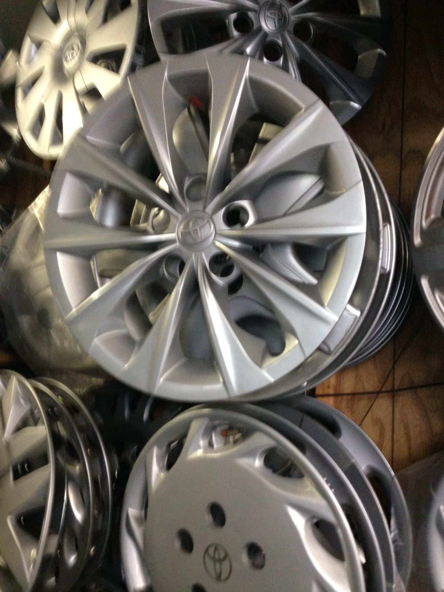 5,000 Toyota hubcaps in stock! Ask us today!